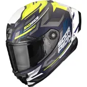 Scorpion Casque EXO-Race Air Kobra, bleu/jaune fluo, XS (53/54)