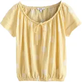 Next T-shirt jaune / jaune clair