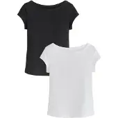 Next T-shirt noir / blanc