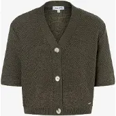 More & more Cardigan vert chiné