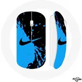 CAPACHEAP Souris Sans Fil Nike Logo Bleu et Noir