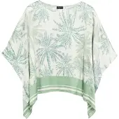 s.Oliver Black Label Chemisier beige clair / sapin / vert pastel