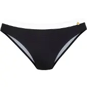 LASCANA Bas de bikini noir / blanc