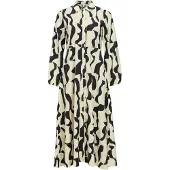 Object Robe-chemise 'OBJJacira' ivoire / noir