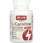 Jarrow Formulas , L-Carnitine, 500 mg, 50 Gélules Végétales