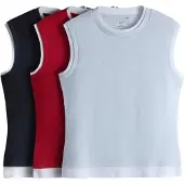 The Set Haut bleu nuit / bleu pastel / rouge foncé / blanc