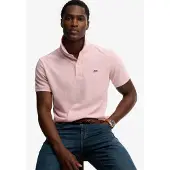 Superdry Classic Pique Short Sleeve Polo Rose S Homme