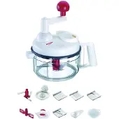 Westmark Robot de cuisine manuel Multi Kulti 9 en 1 Râpe, etc