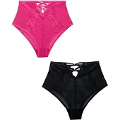 Next Slip fuchsia / noir