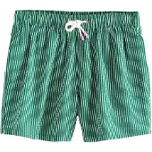 Next Shorts de bain vert foncé / blanc