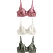 Next Soutien-gorge crème / olive / rose ancienne