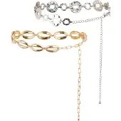 About You Ceinture or / argent