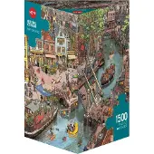 Heye Puzzle 1500 pz Triangolare - Say Cheese , Göbel/Knorr