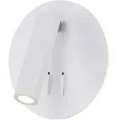 Maytoni Applique murale LED, spot mobile, métal blanc