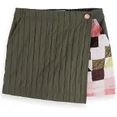 Scotch & Soda Patchwork Skirt Vert 14 Years Fille
