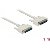 DeLOCK Câble série D-Sub 25 mâle à mâle 1 m (1 m, VGA)