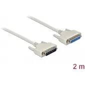 DeLOCK Câble série D-Sub 25 mâle à femelle 2 m (2 m, VGA)