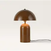 LUSENZ - Lampe de table Asteri 25W E14 Métal IP20 Marron
