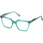 Sting Vsj749 Square Junior Glasses Vert 135/50 mm Enfants