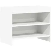 vidaXL Meuble TV 60 x 33 x 47 cm Blanc, aggloméré