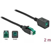 DeLOCK Câble d'extension PoweredUSB - USB PlusPower (12 V)