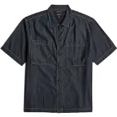 G-Star Chemise Bowling 2‑Pocket Regular légère - Bleu foncé - Hommes