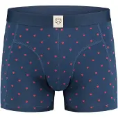 Adam Boxers 'Valentijn' bleu nuit / rouge