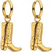 Purelei Boucles d'oreilles 'Boots' or