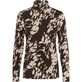 Soaked in luxury T-shirt 'Hanadi' moka / noir