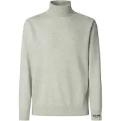 Pepe Jeans pour homme. PM7000011 Andre Turtle Sweater gris (L), Casuel, Coton
