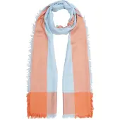 s.Oliver Écharpe bleu clair / orange