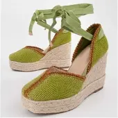 Montevita (Green, 37) Espadrille Compensée Femme Balenci12 102993