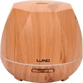 LUND Diffuseur d'arômes à ultrasons 500 ml, bois clair, avec télécommande