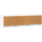 vidaXL Meuble TV 168 x 33 x 47 cm Blanc, aggloméré