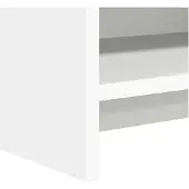vidaXL Meuble TV 100 x 33 x 47 cm Blanc, aggloméré