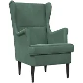 vidaXL fauteuil Vert Mer Velours