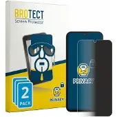 BROTECT Protection Anti-Espion (2 pcs, Xiaomi Redmi 7), Téléphone portable : film de protection, Transparent