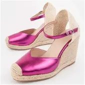 Montevita (Pink, 39) Espadrille Compensée Pour Femme Balenci4 102988