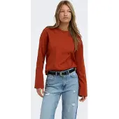 ONLY T-shirt 'ONLFREJA' rouge rouille