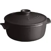 Emile Henry Runder Schmortopf Ø 28 cm, 5,3 l Fusain EH 4553 79 3289317945533