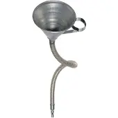 Bikeservice Flexible Spout Funnel Argenté