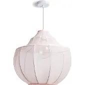 LEDKIA Suspension Métal Et Tissu Ayla Rose Pastel