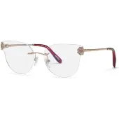 Chopard Lunettes de Vue VCHL61S 56/16/140 Oro rosso lucido totale Metallo WOMAN VCHL61S