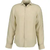 Gant 3260047 Linen Slim Fit Long Sleeve Shirt Beige M Homme