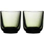Fellow Set aus zwei Pirch Cappuccino-Gläsern 190 ml - Grün, Verres, Vert