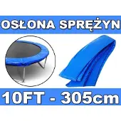 Ramiz Coussin de protection pour trampoline 3 m bleu