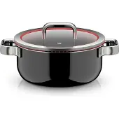 WMF Fusiontec Function Pro, Bratentopf mit Deckel, 24 cm, Black 3201114080 4000530759757