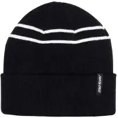 Santa Cruz Double Stripe Beanie Noir