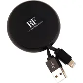 Richmond & Finch Câble Lightning avec boîtier enrouleur (0.90 m)