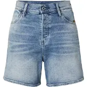 G-Star Jett High Short Clean Edge - Bleu moyen - Femmes